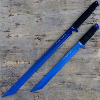 2 pc Blue Ninja Sword Set