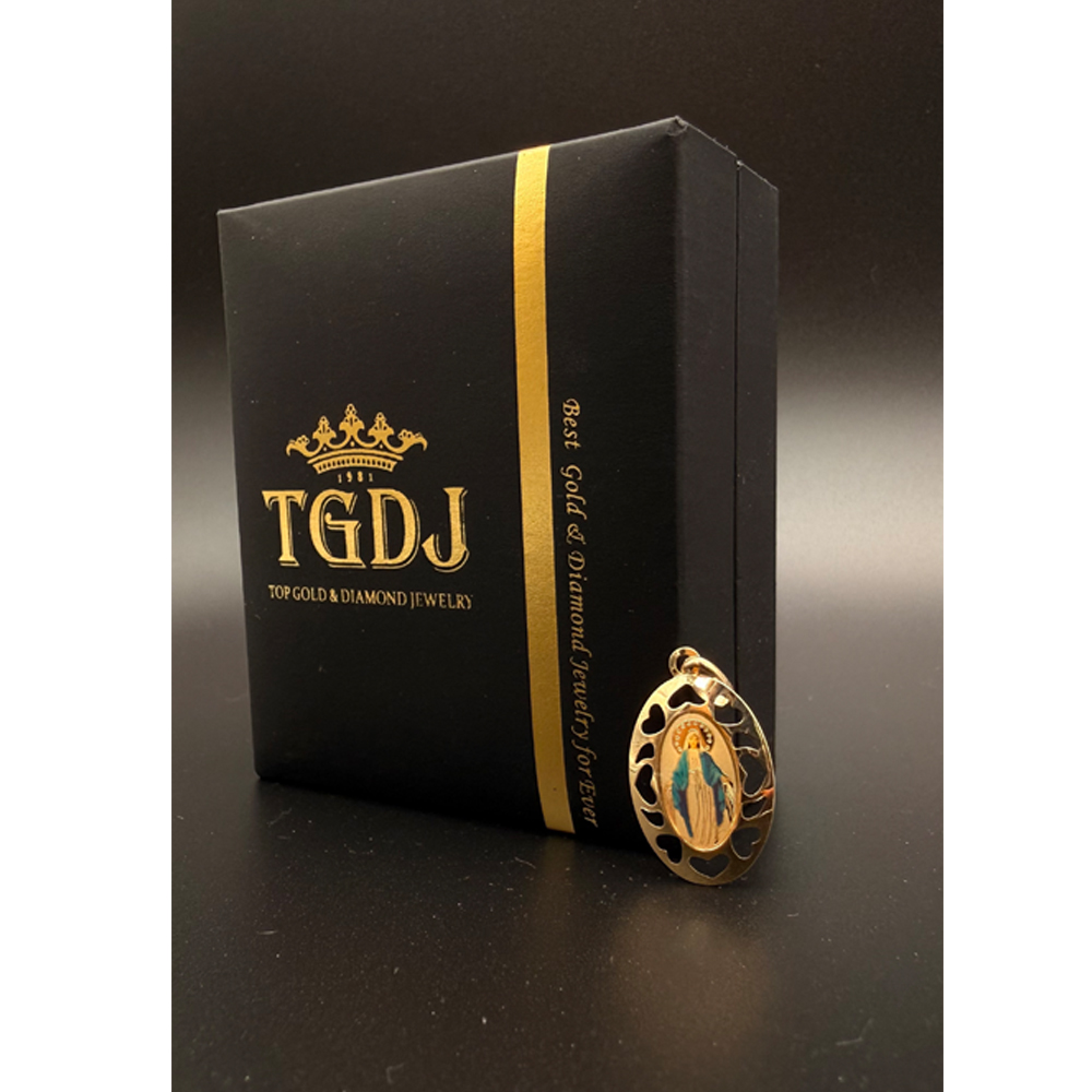 14K Yellow Gold Milagrosa Picture Pendant