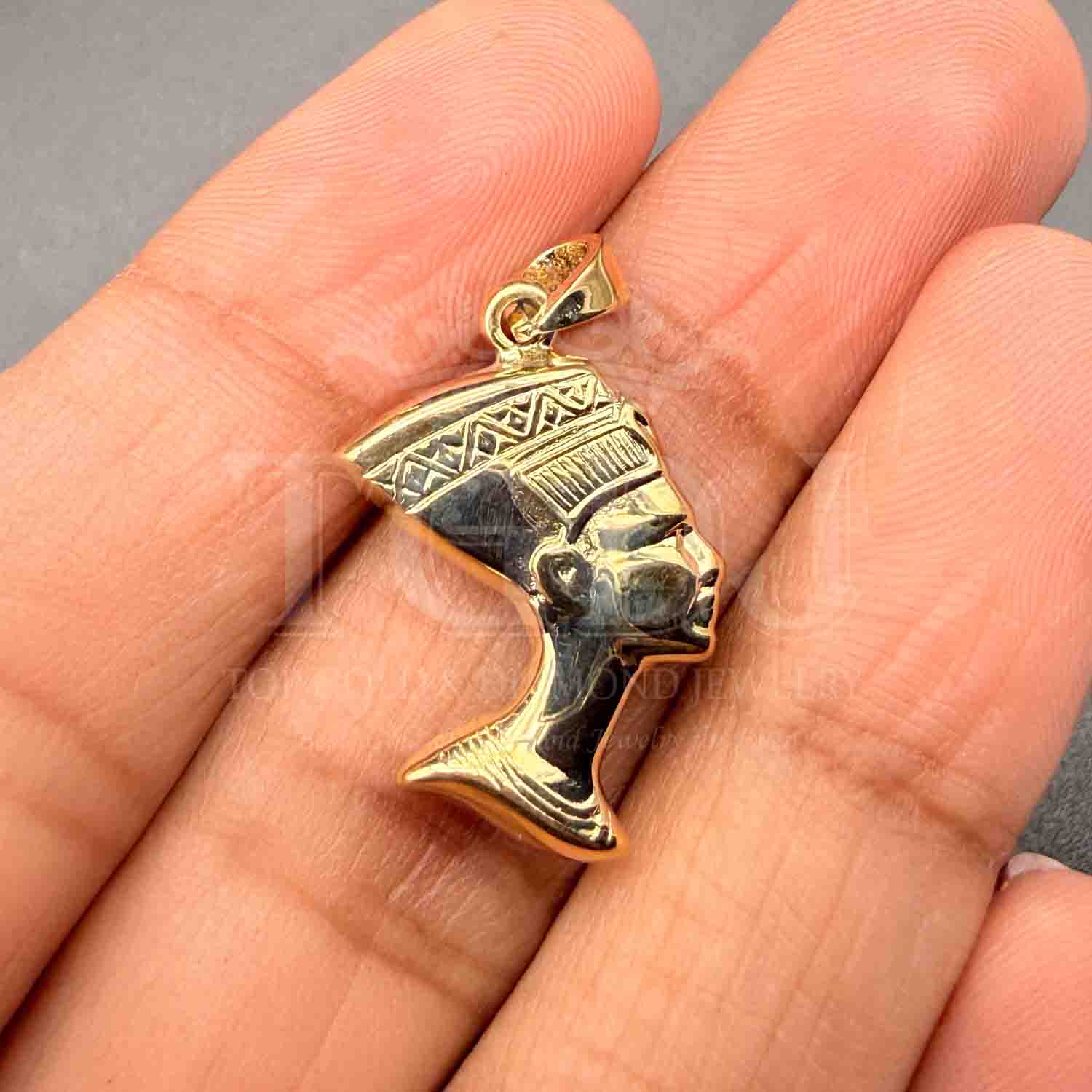 14K Yellow Gold Pharaoh Pendant