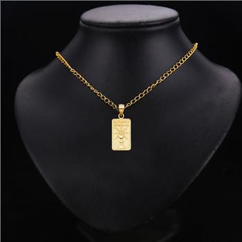 14K Yellow Gold Communion Religious Pendant - 16 mm X 10 mm
