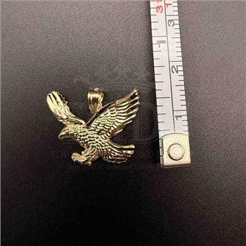 14K Yellow Gold Eagle Pendant