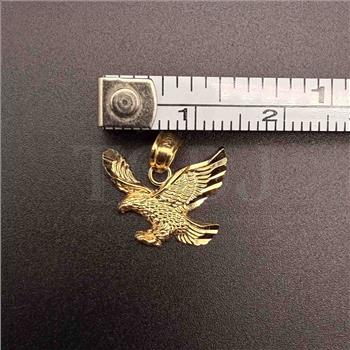 14K Yellow Gold Eagle Pendant