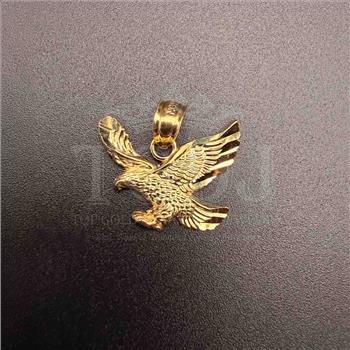 14K Yellow Gold Eagle Pendant