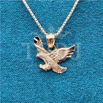 14K Yellow Gold Eagle Pendant