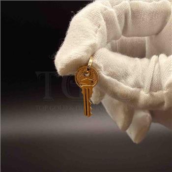 14K Yellow Gold Key Pendant