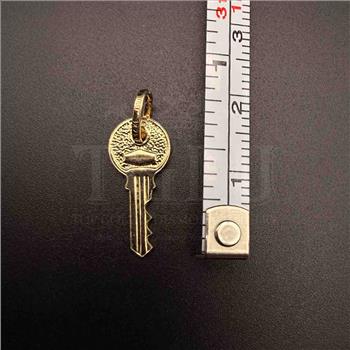 14K Yellow Gold Key Pendant
