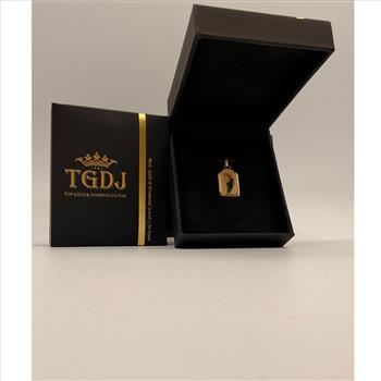 14K Yellow Gold St. Jude Thaddeus Picture Pendant