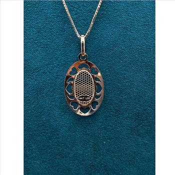 14K Yellow Gold Milagrosa Picture Pendant