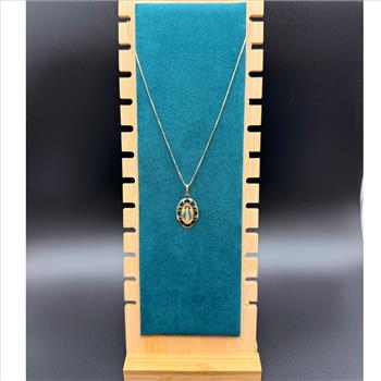 14K Yellow Gold Milagrosa Picture Pendant