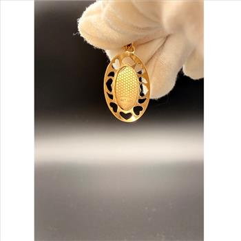 14K Yellow Gold Milagrosa Picture Pendant