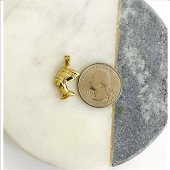 14K Yellow Gold Pharaoh Pendant