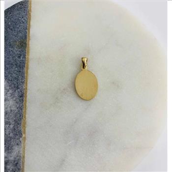 14K Yellow Gold Baby Jesus Pendant