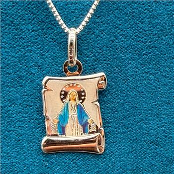 14K Yellow Gold Milagrosa Picture Pendant
