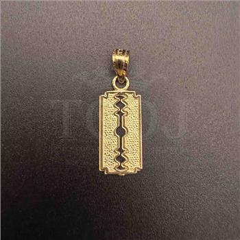 14K Yellow Gold Keyhole Pendant
