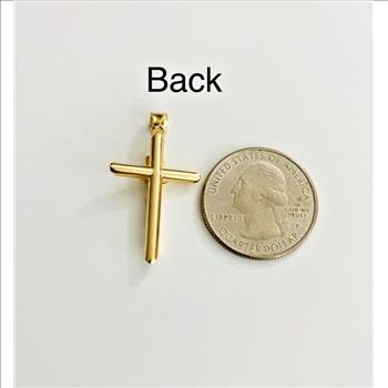 14K Yellow Gold Crucufix  Pendant