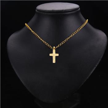 14K  Yellow Gold Cross Pendant