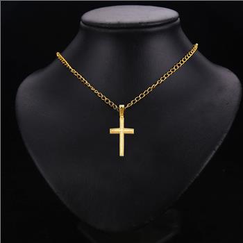 14K  Yellow Gold Cross Pendant