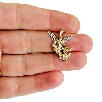 14K Yellow Gold Angel Pendant