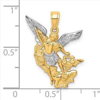 14K Yellow Gold Angel Pendant