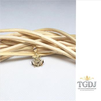 14K Yellow Gold Mariner Crucufix Pendant