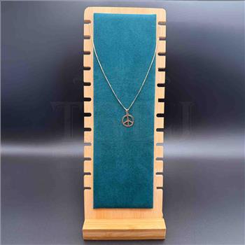 14K Yellow Gold Peace Pendant