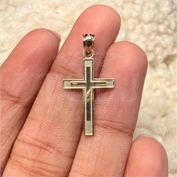 14K Yellow Gold Latin Cross Pendant