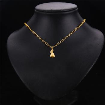 14K Yellow Gold Money Bag Charm