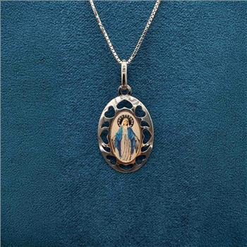 14K Yellow Gold Milagrosa Picture Pendant