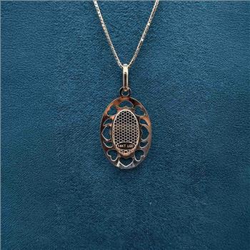 14K Yellow Gold Milagrosa Picture Pendant