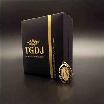 14K Yellow Gold Milagrosa Picture Pendant