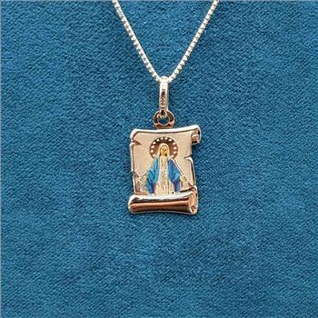 14K Yellow Gold Milagrosa Picture Pendant