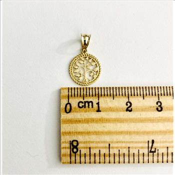 14K Yellow Gold Tree of Life Pendant