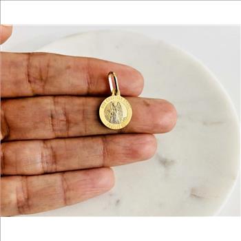 14K Yellow Gold Angel Pendant