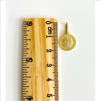 14K Yellow Gold Angel Pendant