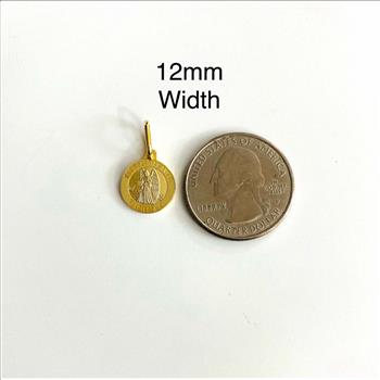 14K Yellow Gold Angel Pendant