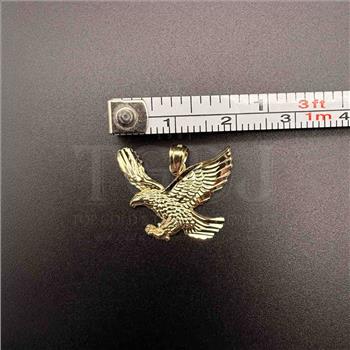 14K Yellow Gold Eagle Pendant