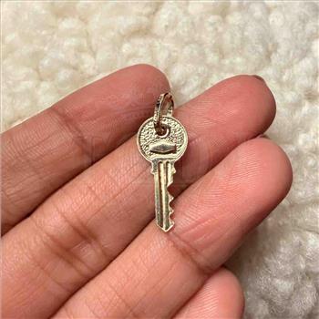 14K Yellow Gold Key Pendant