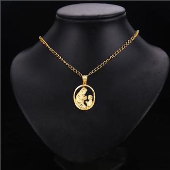14K Yellow Gold Communion Pendant
