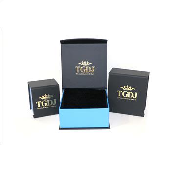 14K Two Tone Yellow and White Gold Crucifix Pendant - Suitable for Men & Women - 38 mm X 25 mm