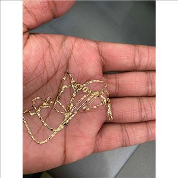  14K Yellow Gold 1.3mm Valentino Chain - 22
