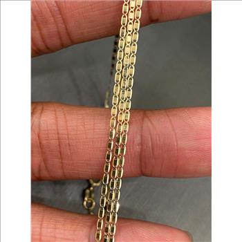  14K Yellow Gold 1.3mm Valentino Chain - 22