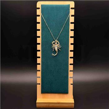 14K Tri Color Gold Scorpion Pendant