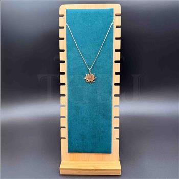 14K Yellow Gold Sun Pendant