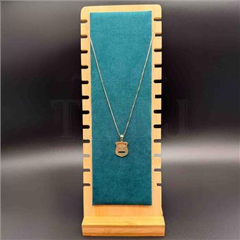 14K Yellow Gold Police Pendant