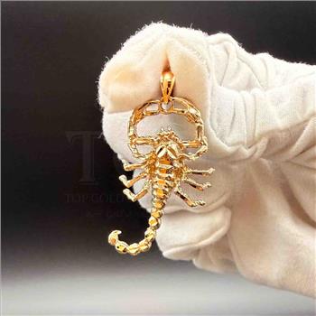 14K Yellow Gold Scorpion Pendant