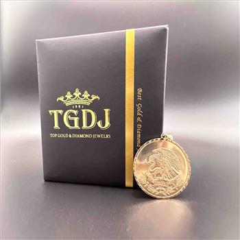 14K Yellow Gold Eagle Pendant