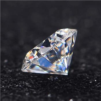 Fiery 1.2 ct GRA Moissanite Diamond Substitute Loose Stone