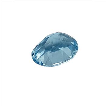 Beautiful Majestic Natural Oval Blue Topaz Stone