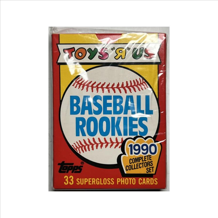 1990 Toys"R"Us Baseball Rookies 33 Supergloss Photo Cards Factory