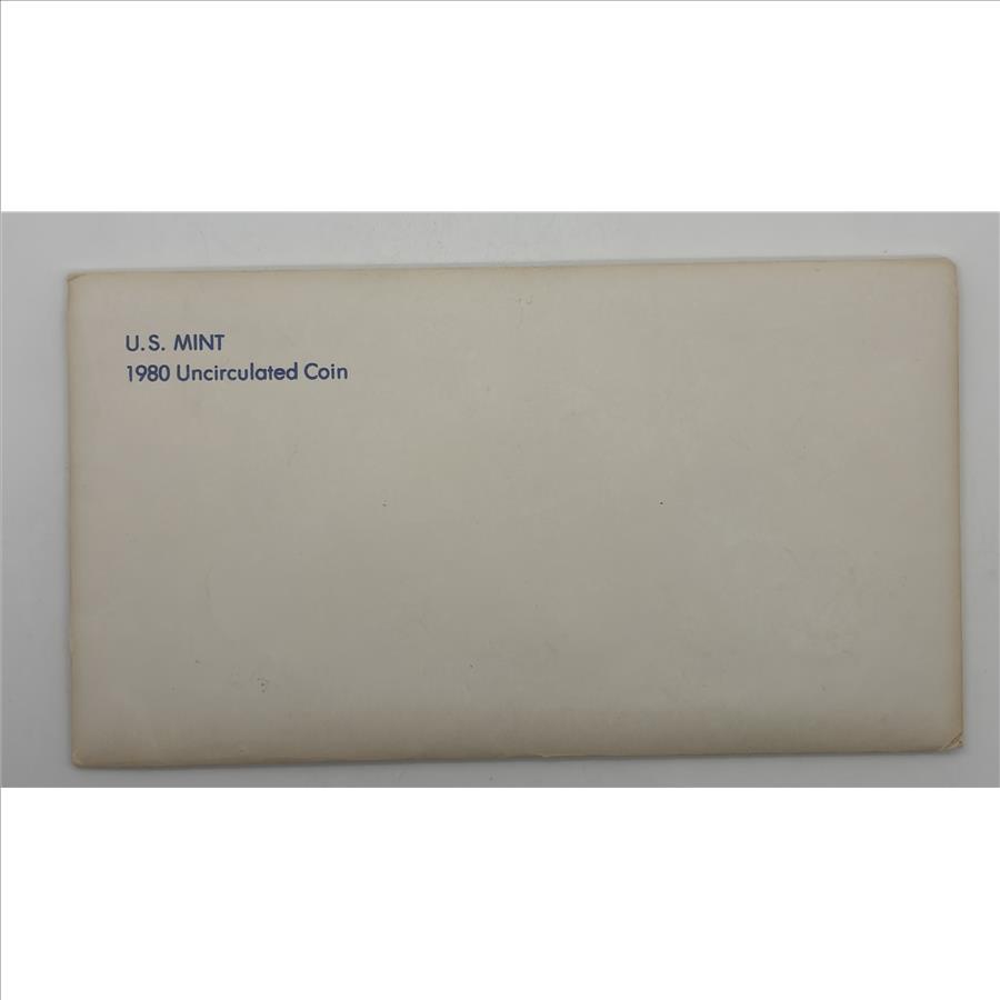 1980-D US Mint Uncirculated Set - 13 Coin Set in Original Packaging